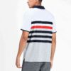 MATTR One Way Polo Shirt “White Black Red”