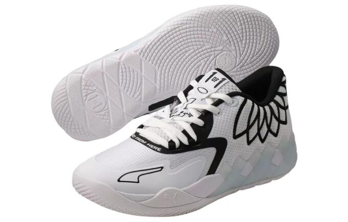 MB.01 Low LaMelo Ball “Team Colors – White Black”