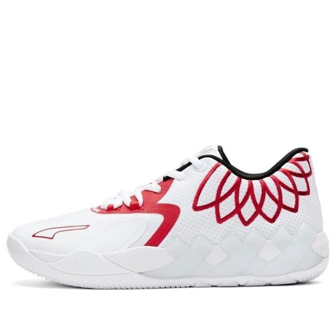 MB.01 Low LaMelo Ball “Team Colors – White High Risk Red”