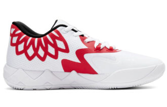MB.01 Low LaMelo Ball “Team Colors – White High Risk Red”