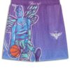 MELO Charlotte Graphic Basketball Shorts “Purple Glimmer”