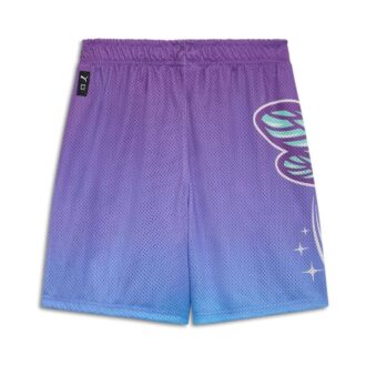 MELO Charlotte Graphic Basketball Shorts “Purple Glimmer”