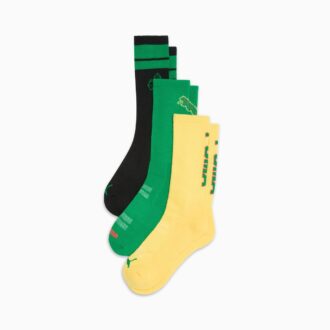 Men Half-Terry Crew Length Socks (3 Pairs)