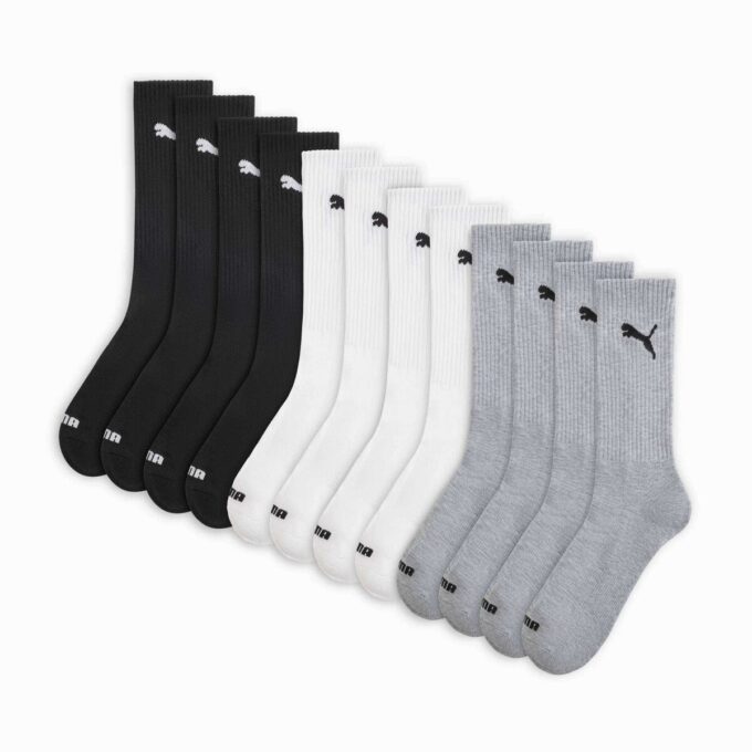 Men Half-Terry Crew Socks (6 Pairs)