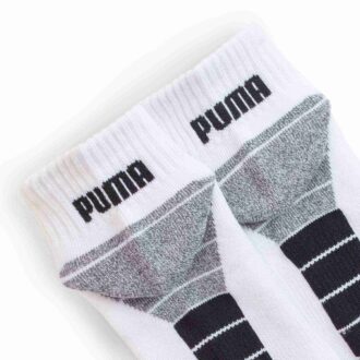 Men Half-Terry Quarter-Length Crew Socks (6 Pairs)