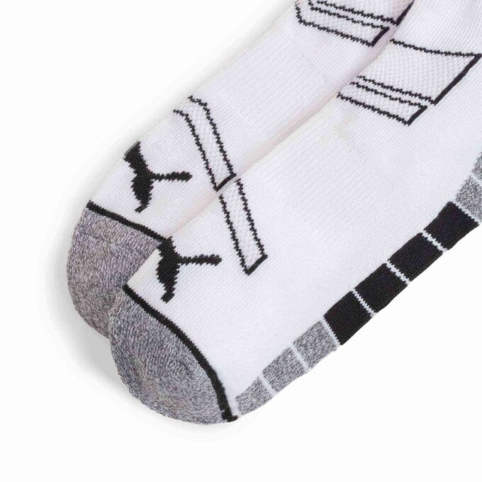Men Half-Terry Quarter-Length Crew Socks (6 Pairs)