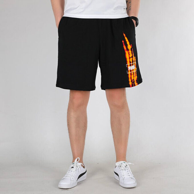 Men”s PUMA Casual Breathable Knit Shorts Black
