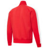 Men”s PUMA Logo Pattern Zipper Knit Jacket Red