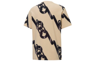 Men”s PUMA x PRONOUNCE Unisex Graphic Tee Crossover Chain Printing Athleisure Casual Sports Short Sleeve Khaki