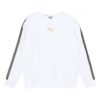 Metallic Nights Crew Sweatshirt “White Black Gold”