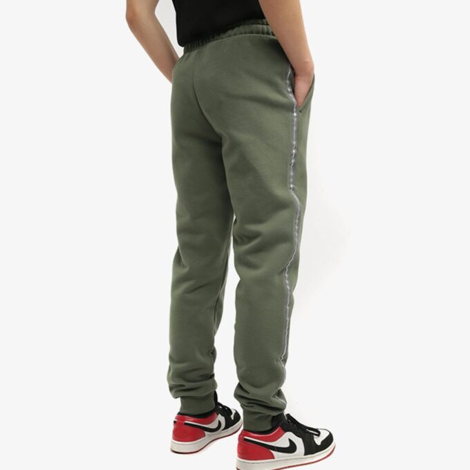 Metallic Nights Tape Sweatpants “Green White”
