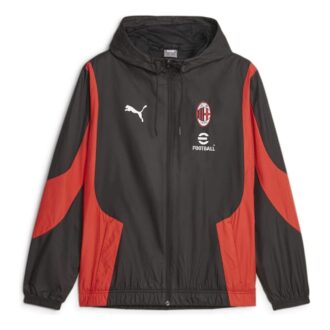 Milan Ac Pre-match Woven Jacket “Black Red”