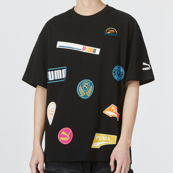 Mix Badge Logo Tee “Black”