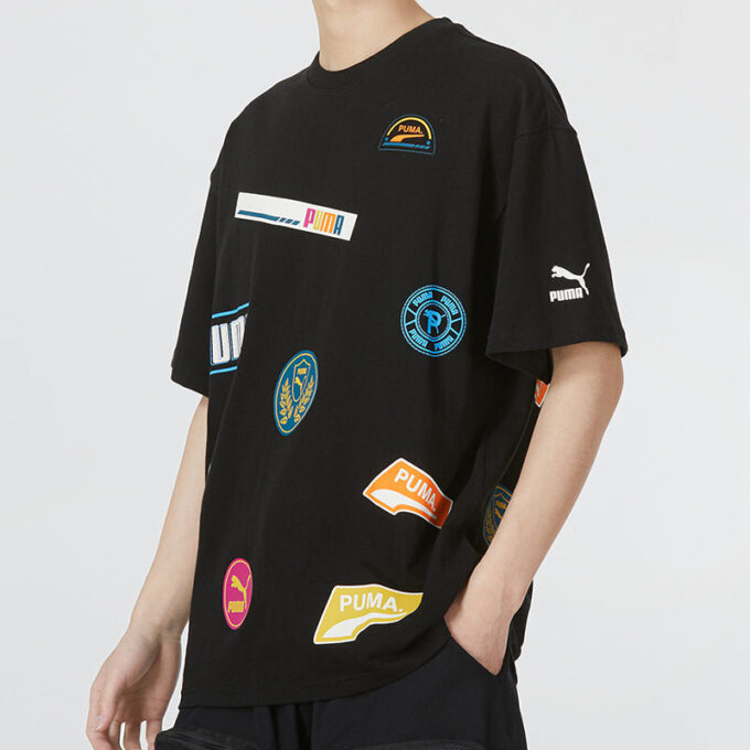 Mix Badge Logo Tee “Black”