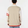 Mix Badge Long Cardigan “Beige”