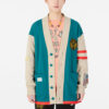 Mix Badge Long Cardigan “Green”