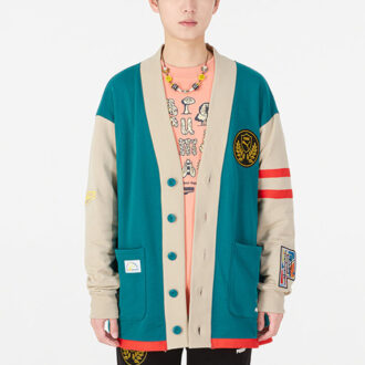 Mix Badge Long Cardigan “Green” Mix Badge Long Cardigan “Green”