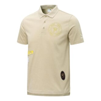Mix Badge Polo Shirt “Beige” Mix Badge Polo Shirt “Beige”