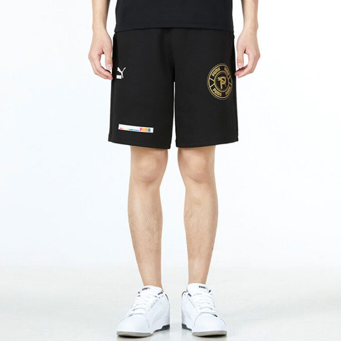 Mix Badge Shorts “Black”