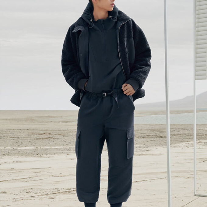 MMQ 1/2 Zip Hoodie “Navy”