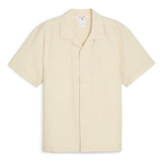 MMQ Seersucker Shirt “Alpine Snow”