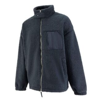 MMQ Sherpa Fleece Jacket “Navy”