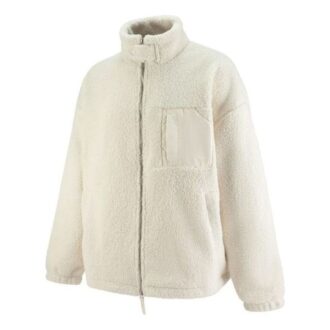 MMQ Sherpa Fleece Jacket “White”