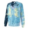 MMQ Tie Dye Crewneck Sweatshirt “Blue”