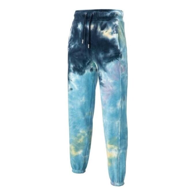 MMQ Tie Dye Sweatpants “Blue”