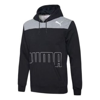 Modern Logo Sports Fleece Hoodie “Black”
