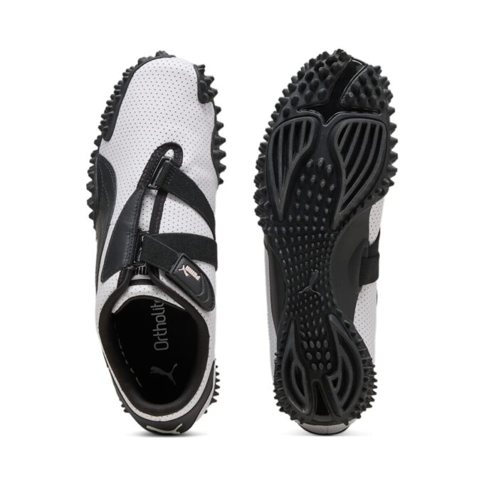 Mostro Perforated Leather “White Black”
