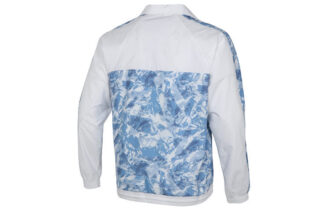 Mountain Aop Windbreaker Woven Sports Logo Jacket White