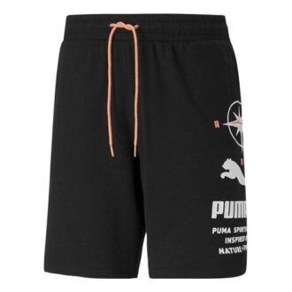 Nature Camp Graphic Shorts “Black”