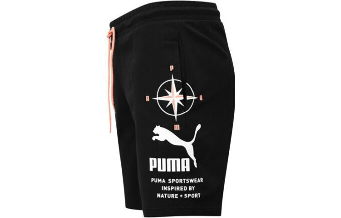 Nature Camp Graphic Shorts “Black”