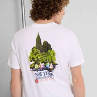 NYC Flagship Boat Racing Men Tee