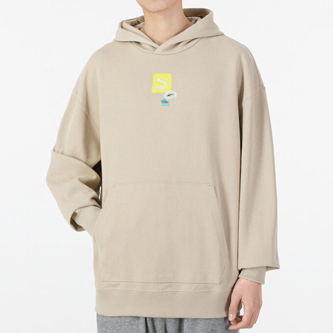Oversize Trend Graphic Logo Hoodie “Beige”