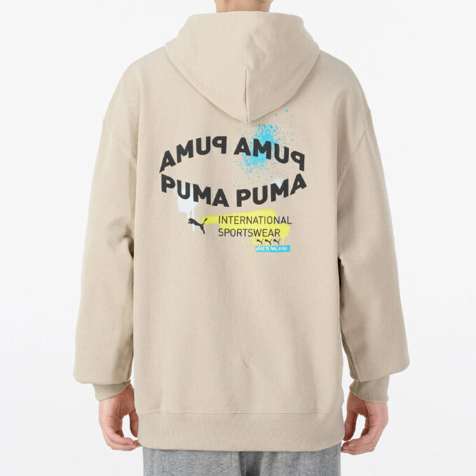 Oversize Trend Graphic Logo Hoodie “Beige”