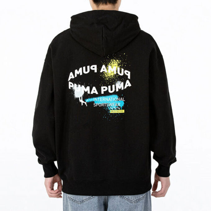 Oversize Trend Graphic Logo Hoodie “Black”