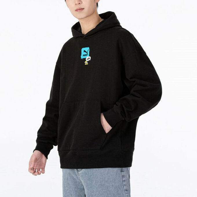 Oversize Trend Graphic Logo Hoodie “Black”