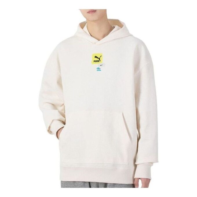 Oversize Trend Graphic Logo Hoodie “White”