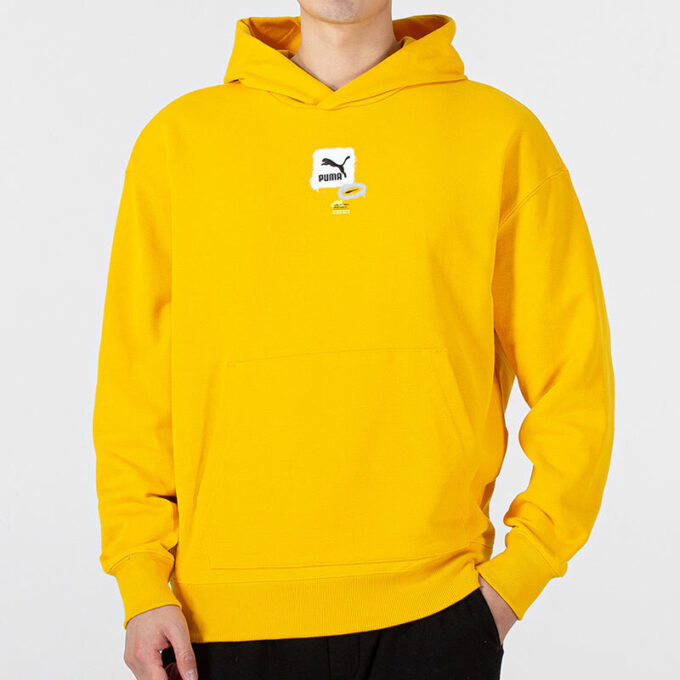 Oversize Trend Graphic Logo Hoodie “Yellow”