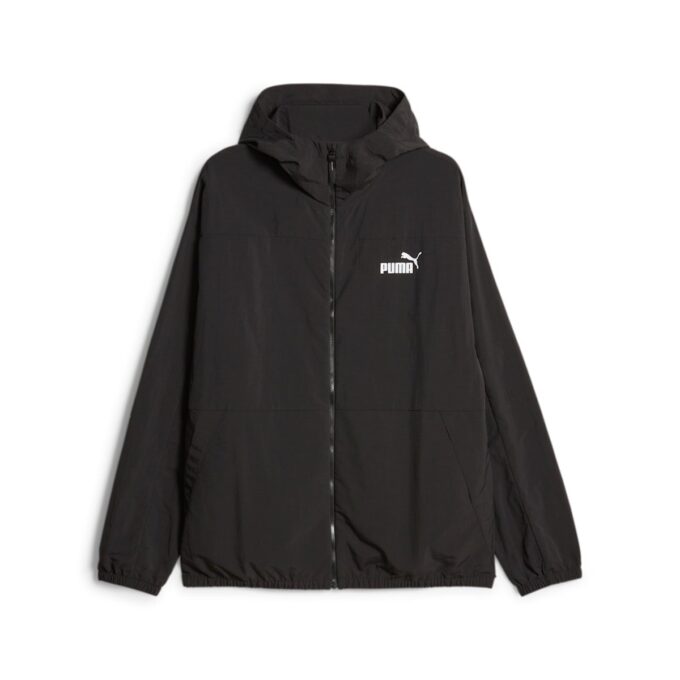 Oversized Hooded Windbreaker Jacket “Black”