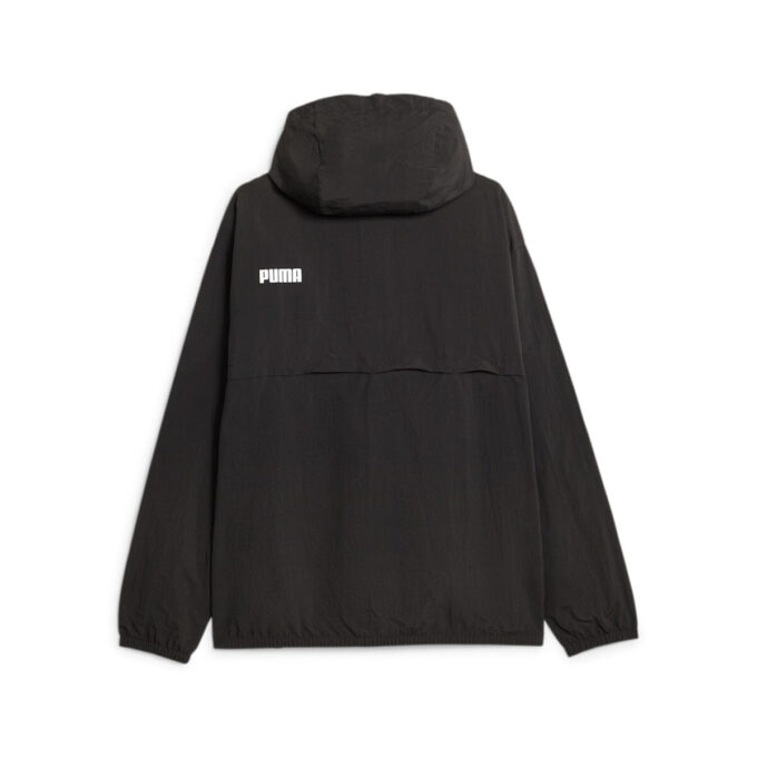 Oversized Hooded Windbreaker Jacket “Black”
