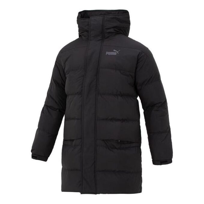 Padded Down Coat “Black”