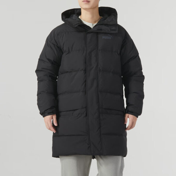 Padded Down Coat “Black”