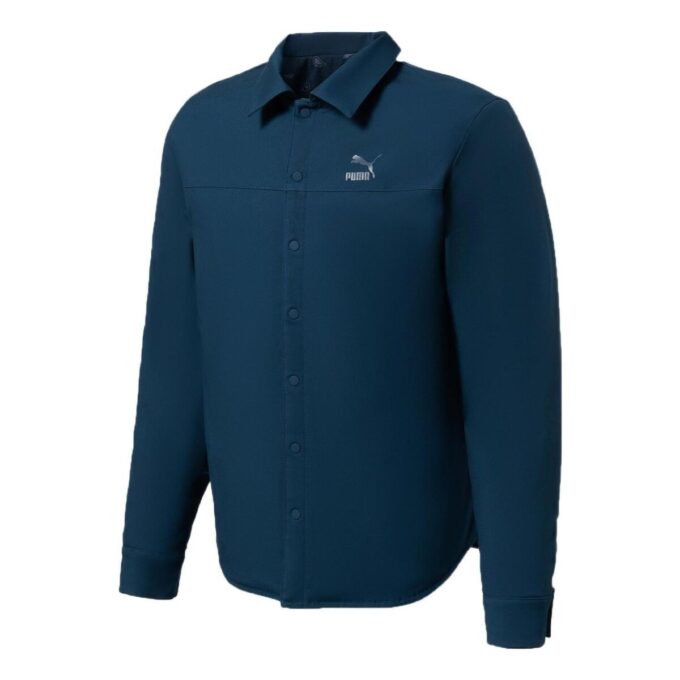 Paisley Woven Reversible Shacke Shirt “Blue Grey Black”