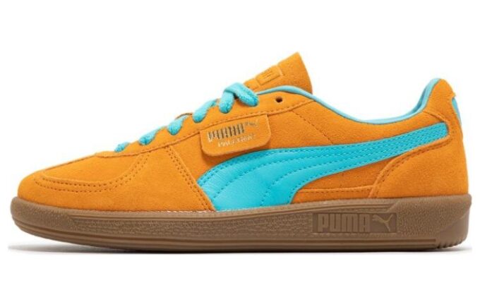 Palermo “Dark Cheddar Bright Aqua”