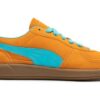 Palermo “Dark Cheddar Bright Aqua”