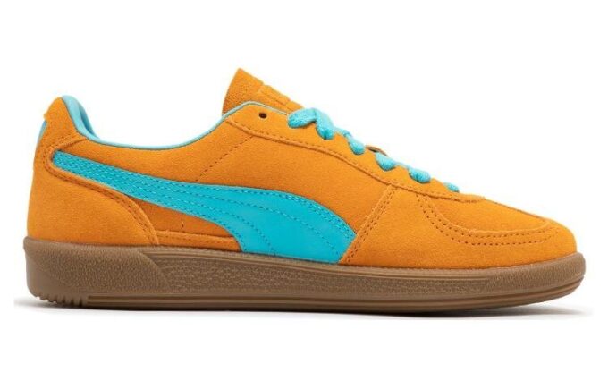 Palermo “Dark Cheddar Bright Aqua”