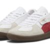Palermo Leather “White Club Red”